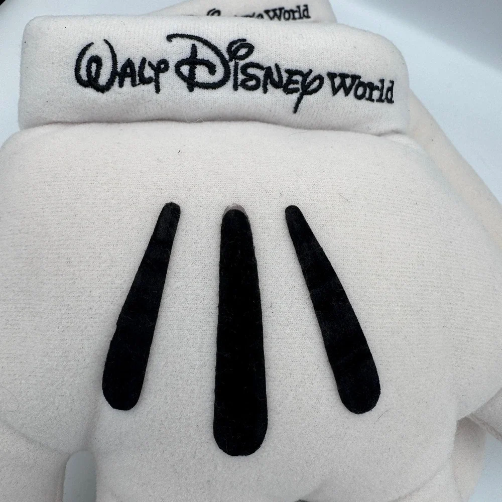 Disney Parks Mickey‎ Mouse Plush Hands Walt Disney World Costume Gloves White